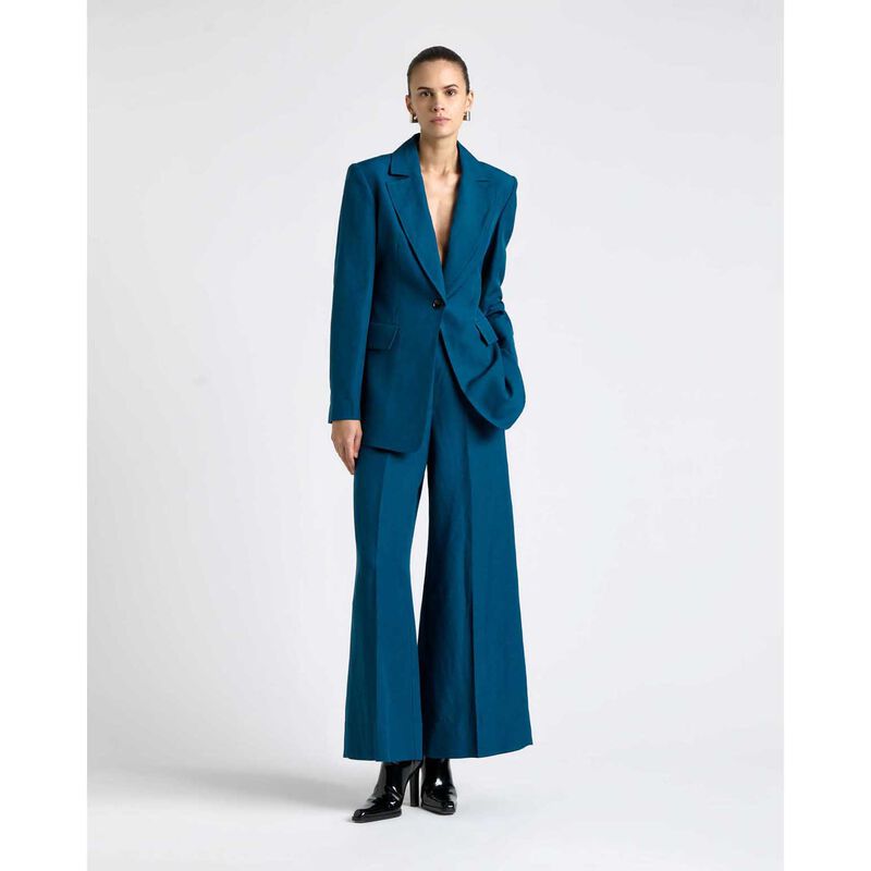 Cue Linen Blend Hourglass Blazer image number 3